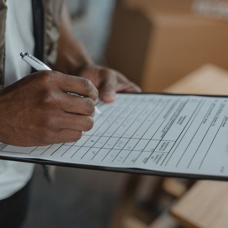 Firma de un documento de certificación