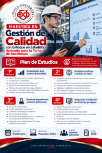 Plan de estudios de la Maestría en Gestión de Calidad con Enfoque en Estadística Aplicada para la Toma de Decisiones